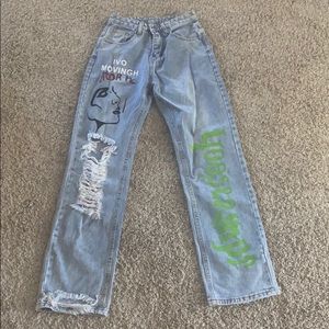 Shein goosebumps jeans
